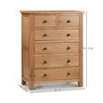 Marlborough Chest of Drawers - 4+2 Drawer - Oak