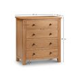 Marlborough Chest of Drawers - 4 Drawer - Oak