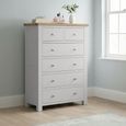 Lundy Chest - 2+4 Drawer - Grey Painted