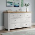 Lundy Chest - 3+4 Drawer - Grey Painted