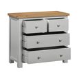 Lundy Chest - 2+2 Drawer - Grey Painted