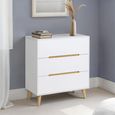 Alicia White Small Chest - 3 Drawer