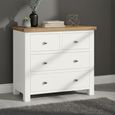 Lundy Chest - 2+2 Drawer - White Painted