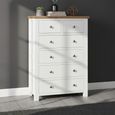 Lundy Chest - 2+4 Drawer - White Painted