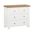 Lundy Chest - 2+2 Drawer - White Painted