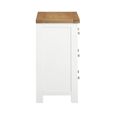 Lundy Chest - 2+2 Drawer - White Painted