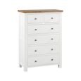 Lundy Chest - 2+4 Drawer - White Painted