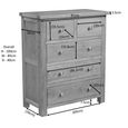 Original Chest - 2+3 Drawer - Rustic Oak