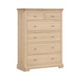 Cromwell Chest - 2+4 Drawer - Oak