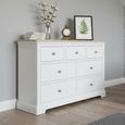 Cromwell Chest - 3+4 Drawer - White Painted
