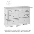 Cromwell Chest - 3+4 Drawer - White Painted