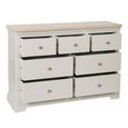 Cromwell Chest - 3+4 Drawer - Grey Painted