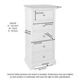 Cromwell Narrow Chest - 5 Drawer - Grey Painted