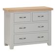 Wilmont Chest - 2+2 Drawer - Grey Painted