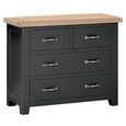 Wilmont Chest - 2+2 Drawer - Black Painted