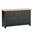Wilmont Chest - 3+4 Drawer - Black Painted