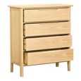 Twyford Chest - 4 Drawer Wide - Oak