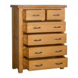 Somer Chest - 4+2 Drawer - Oak
