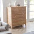 Cotswold Chest of Drawers - 4+2 Drawer - Oak