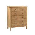 Cotswold Chest of Drawers - 4+2 Drawer - Oak