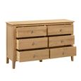 Cotswold Chest of Drawers - 6 Drawer - Wide - Oak