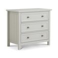 Maine Chest of Drawers - 3 Drawer - Small - Grey