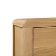 Curve Chest of Drawers - 3+2 Drawer - Oak
