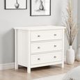 Maine Chest of Drawers - 3 Drawer - Small - White
