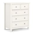 Maine Chest of Drawers - 3+2 Drawer - White