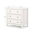 Maine Chest of Drawers - 3 Drawer - Small - White