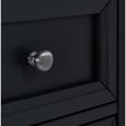 Maine Chest of Drawers - 3+2 Drawer - Black
