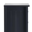 Maine Chest of Drawers - 5 Drawer - Tall - Black