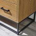 Harlow Light Oak Effect Chest of Drawers - 4 Drawer