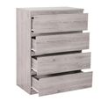 Jupiter Grey Oak Chest of Drawers - 4 Drawer