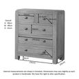 Curve Chest - 2+3 Drawer - Oak