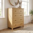 Arlington Chest - 2+3 Drawer - Oak