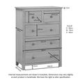 Arlington Chest - 2+3 Drawer - Oak