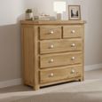 Newbridge Chest - 2+3 Drawer - Oak
