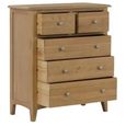 Kilkenny Chest - 2+3 Drawer - Oak