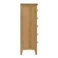 Kilkenny Tall Chest - 5 Drawer - Oak