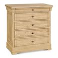 Moreno Chest - 5 Drawer - Oak