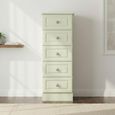 Pembroke Cream 5 Drawer Narrow Chest