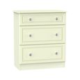 Pembroke Cream 3 Drawer Deep Chest