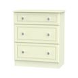 Pembroke Cream 3 Drawer Deep Chest