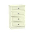Pembroke Cream 4 Drawer Midi Chest
