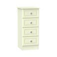 Pembroke Cream 4 Drawer Narrow Chest