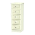 Pembroke Cream 5 Drawer Narrow Chest