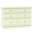 Pembroke Cream 6 Drawer Midi Chest
