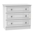 Pembroke White Gloss 3 Drawer Small Chest