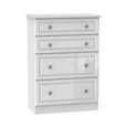 Pembroke White Gloss 4 Drawer Deep Chest